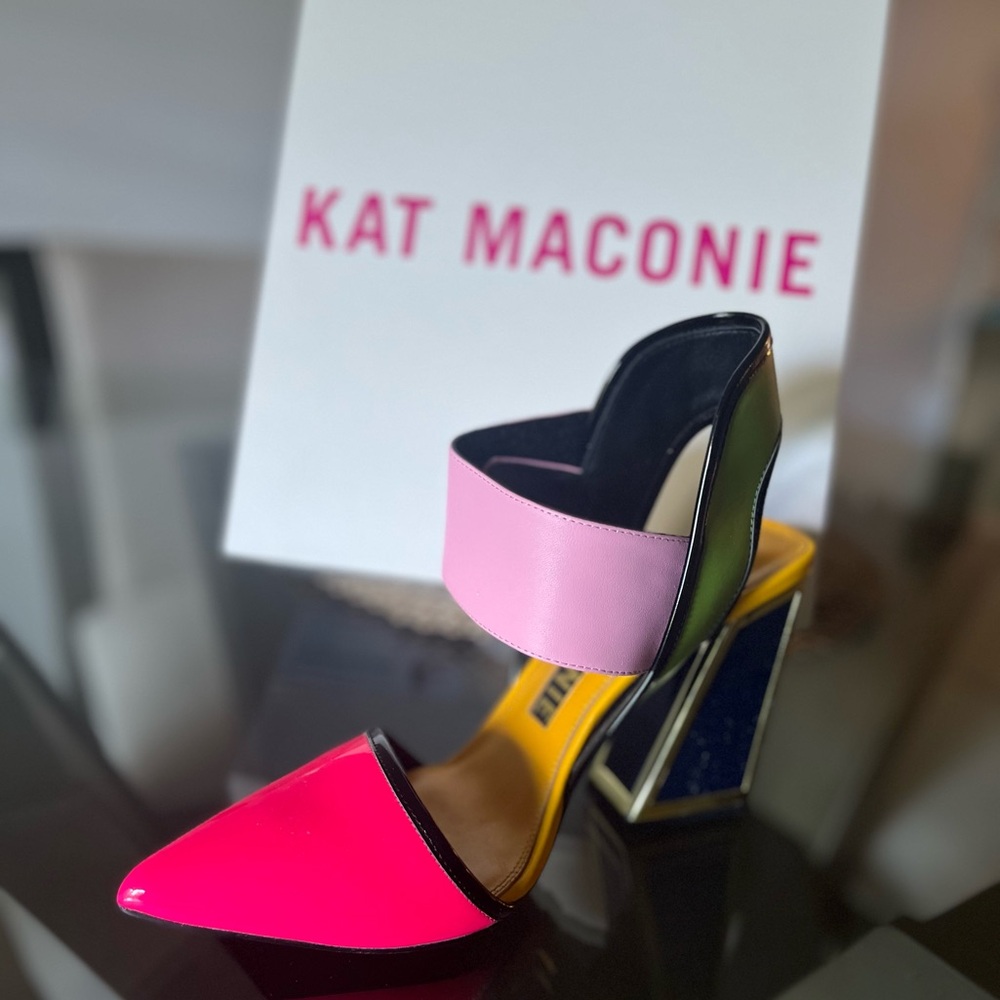 Kat Maconie Izzy Pumps, color block, 10.5